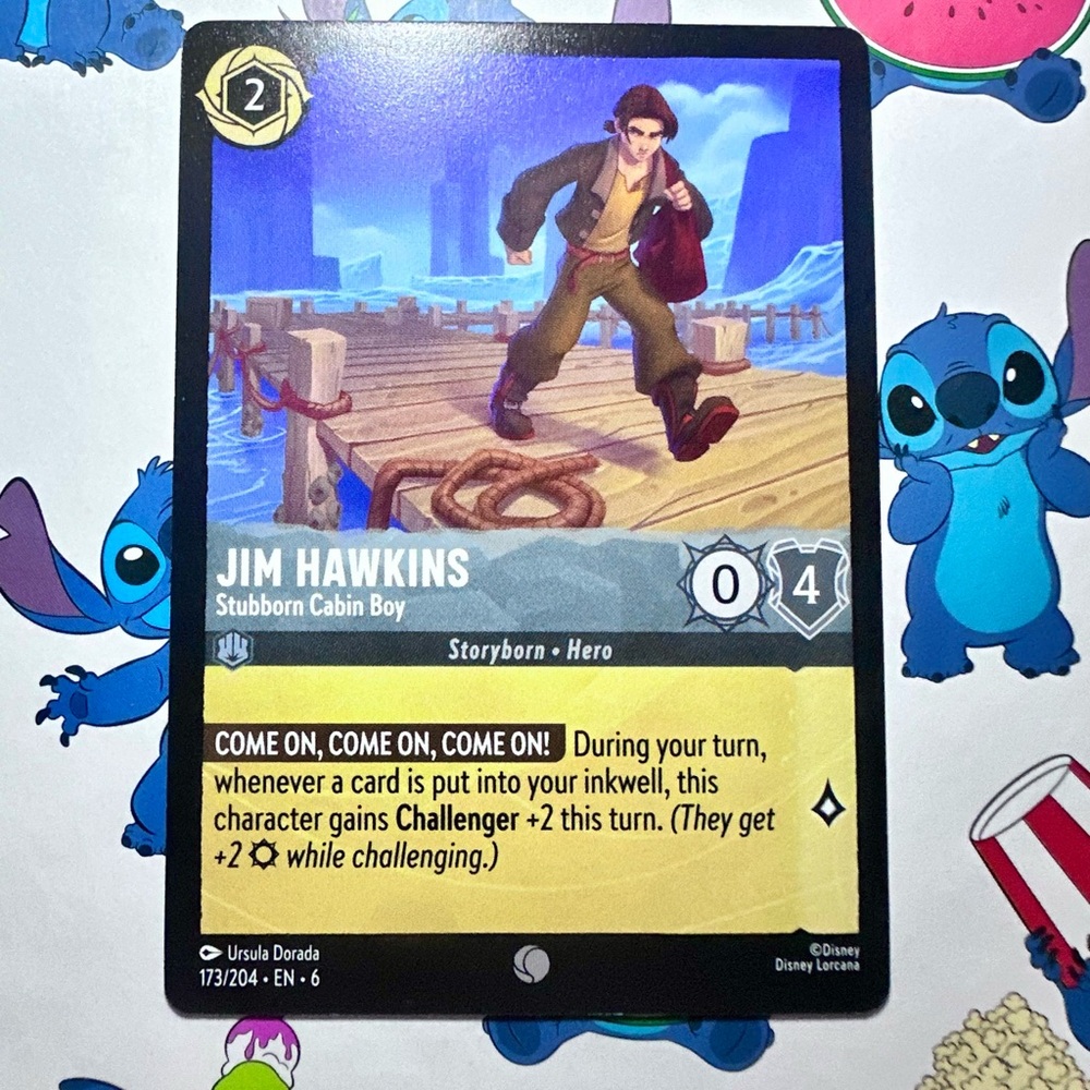 jim hawkins 173/204 [treasure planet] - common — disney lorcana: azurite sea